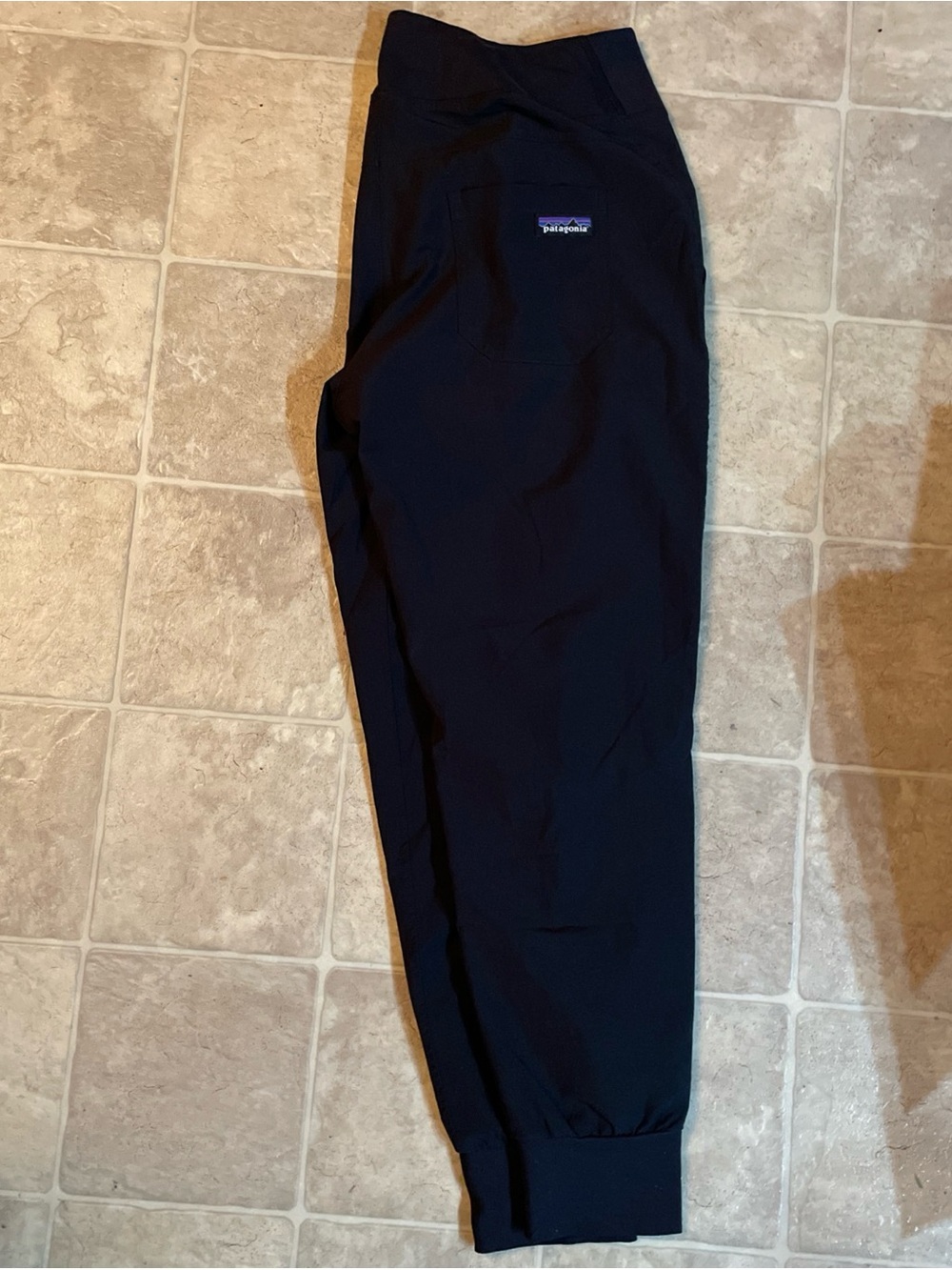 Patagonia Pants Womens Size Medium Black Jogger Hiking Elastic Waist 21215
